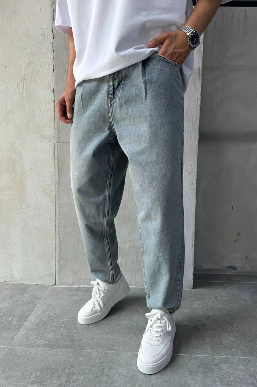 Jeans DIFRANSEL Balon 1 renk k8 dirty blue