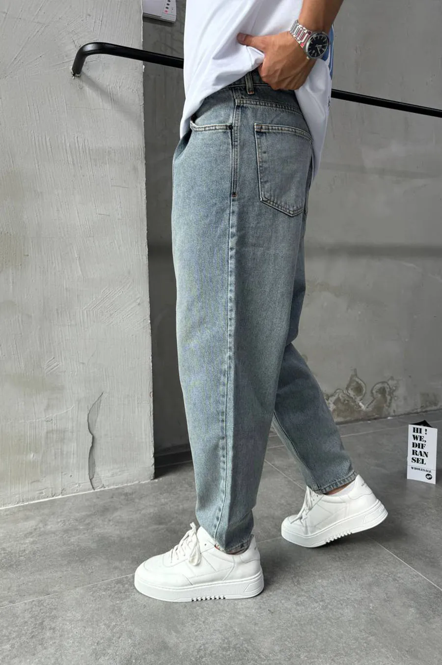Jeans DIFRANSEL Balon 1 renk k8 dirty blue