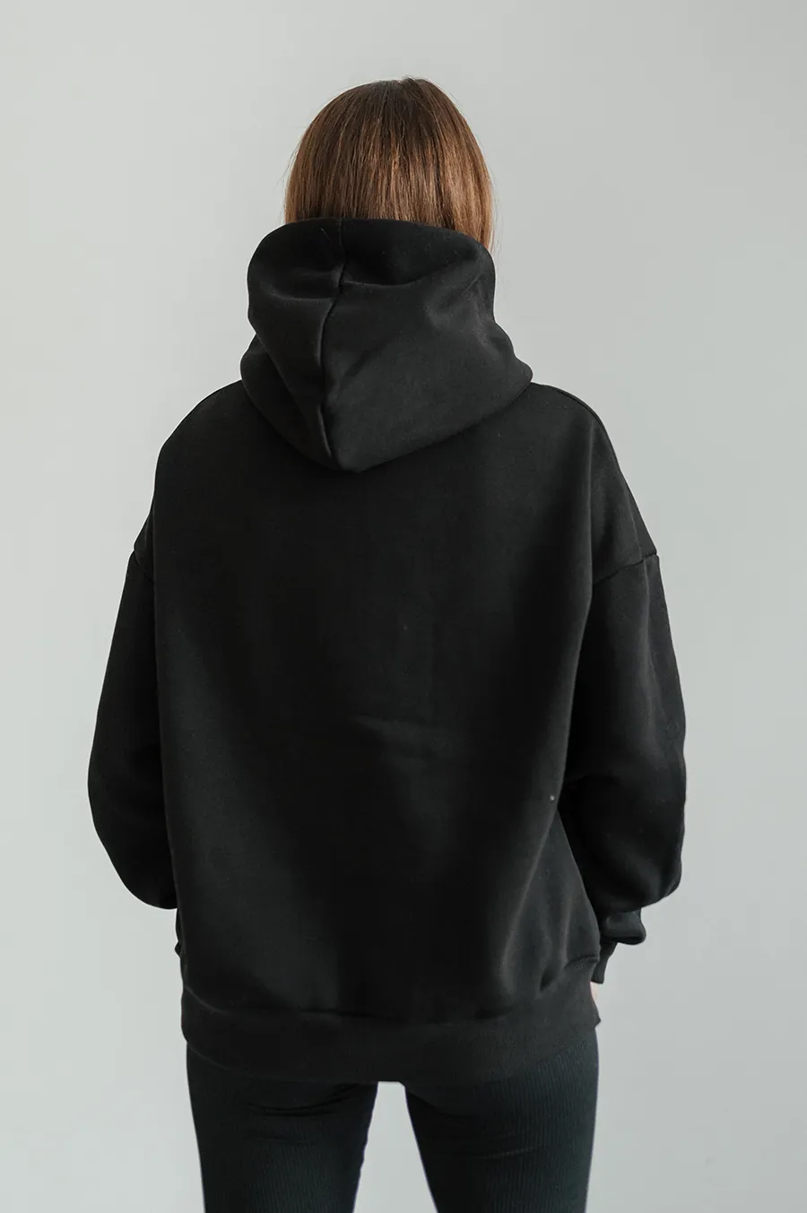 GARAGE Basic OVERSIZE hoodie with Graphite padding