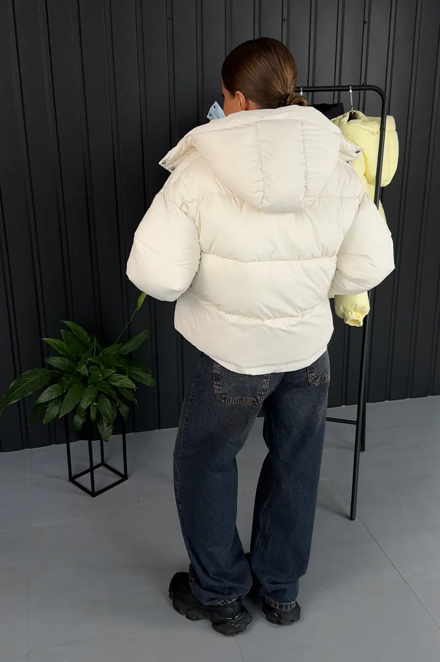 Куртка GARAGE Дута коротка Молочний