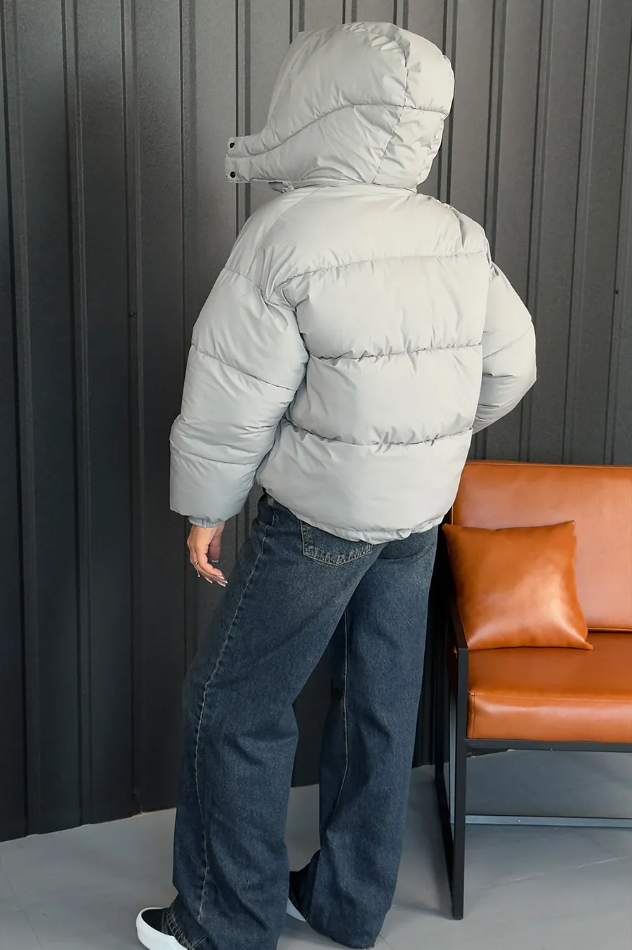 Куртка GARAGE Дута коротка Сірий