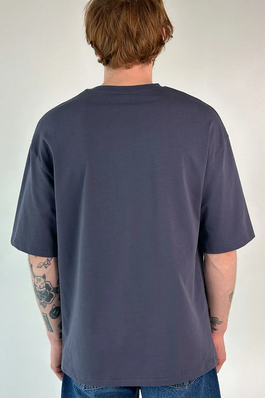 T-shirt GARAGE Oversize basic GARAGE film Blue