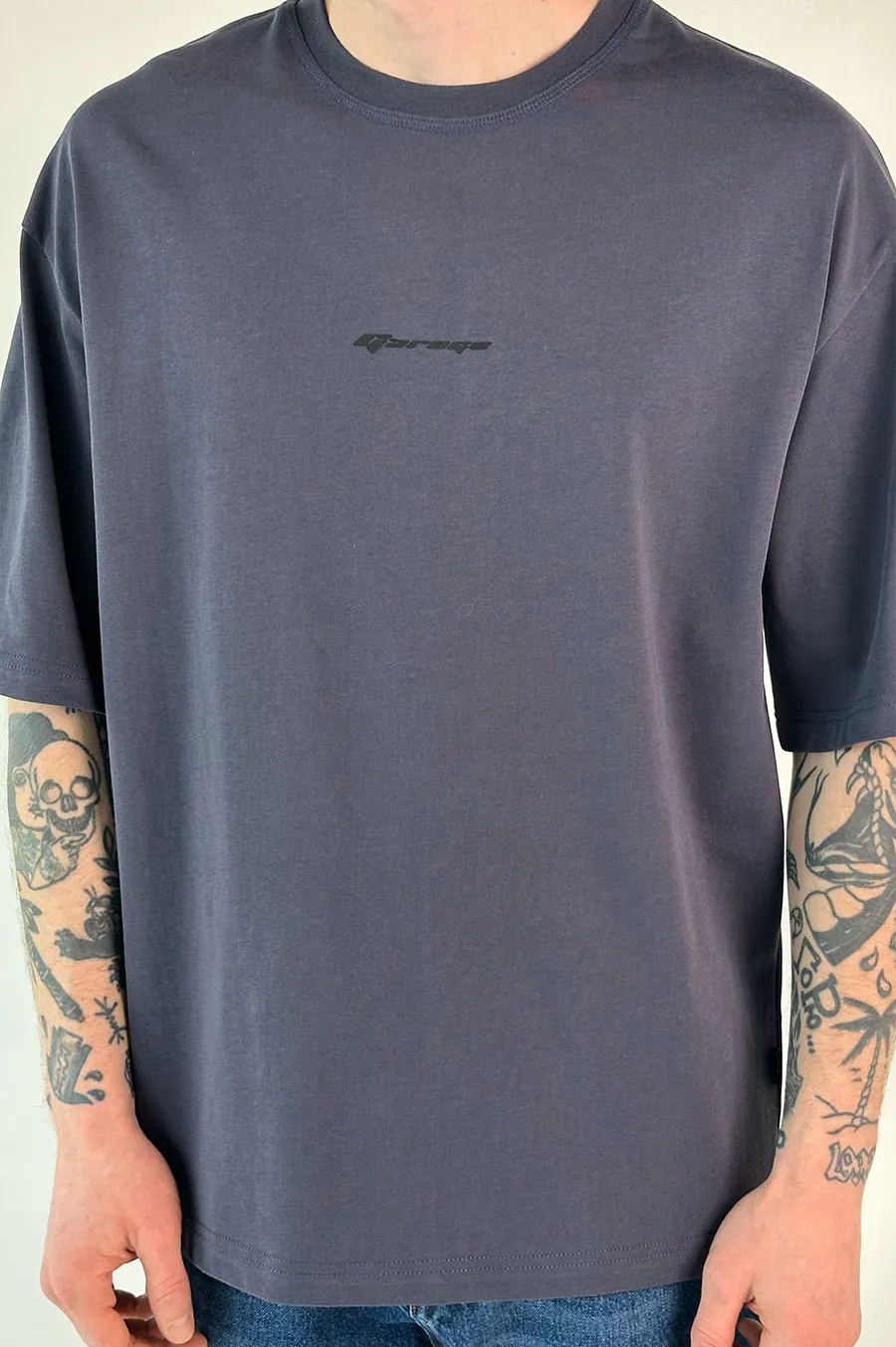 T-shirt GARAGE Oversize basic GARAGE film Blue
