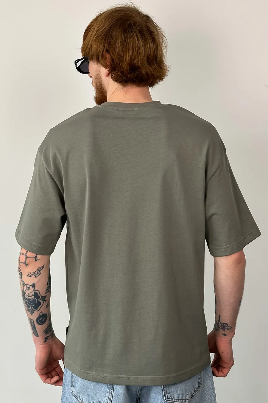 T-shirt GARAGE Oversize basic GARAGE film Khaki