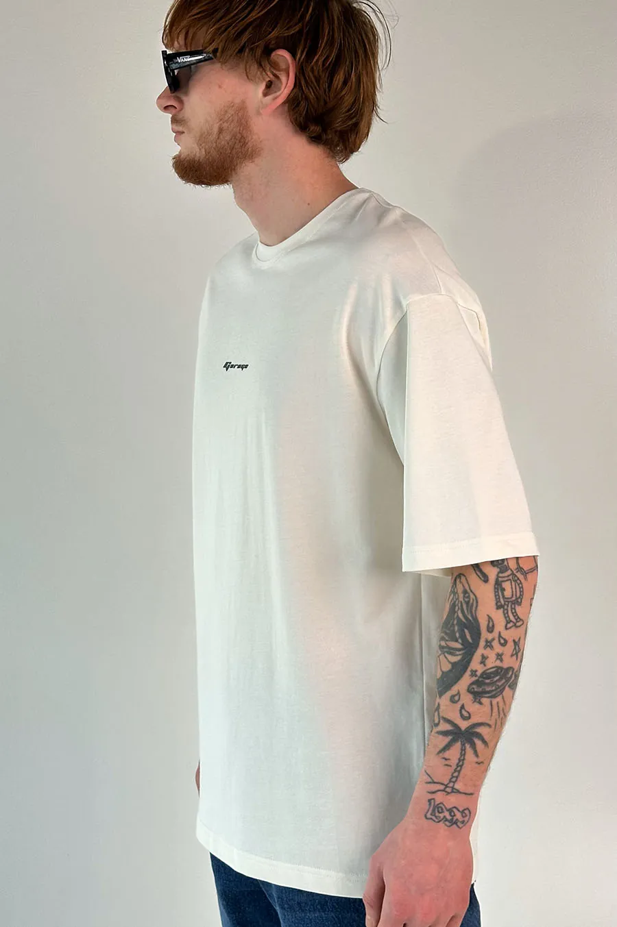 T-shirt GARAGE Oversize basic GARAGE film Milk