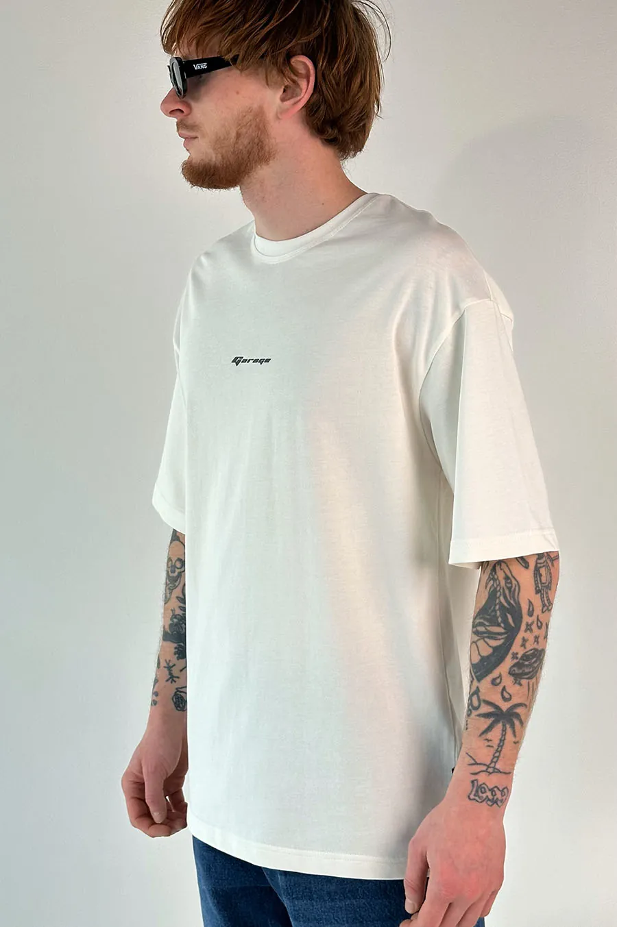 T-shirt GARAGE Oversize basic GARAGE film Milk