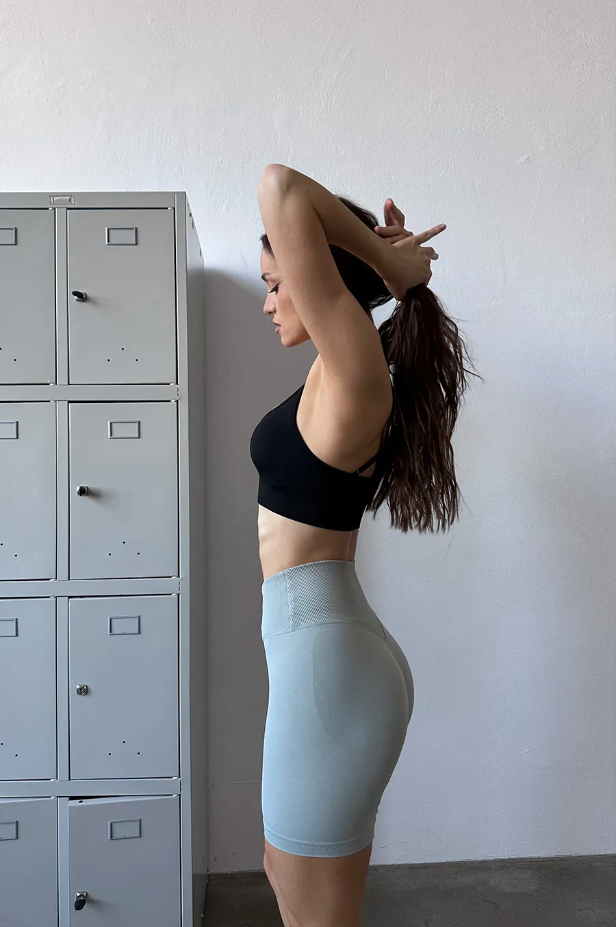 Shorts fitness GARAGE elongated pushup St. Gray