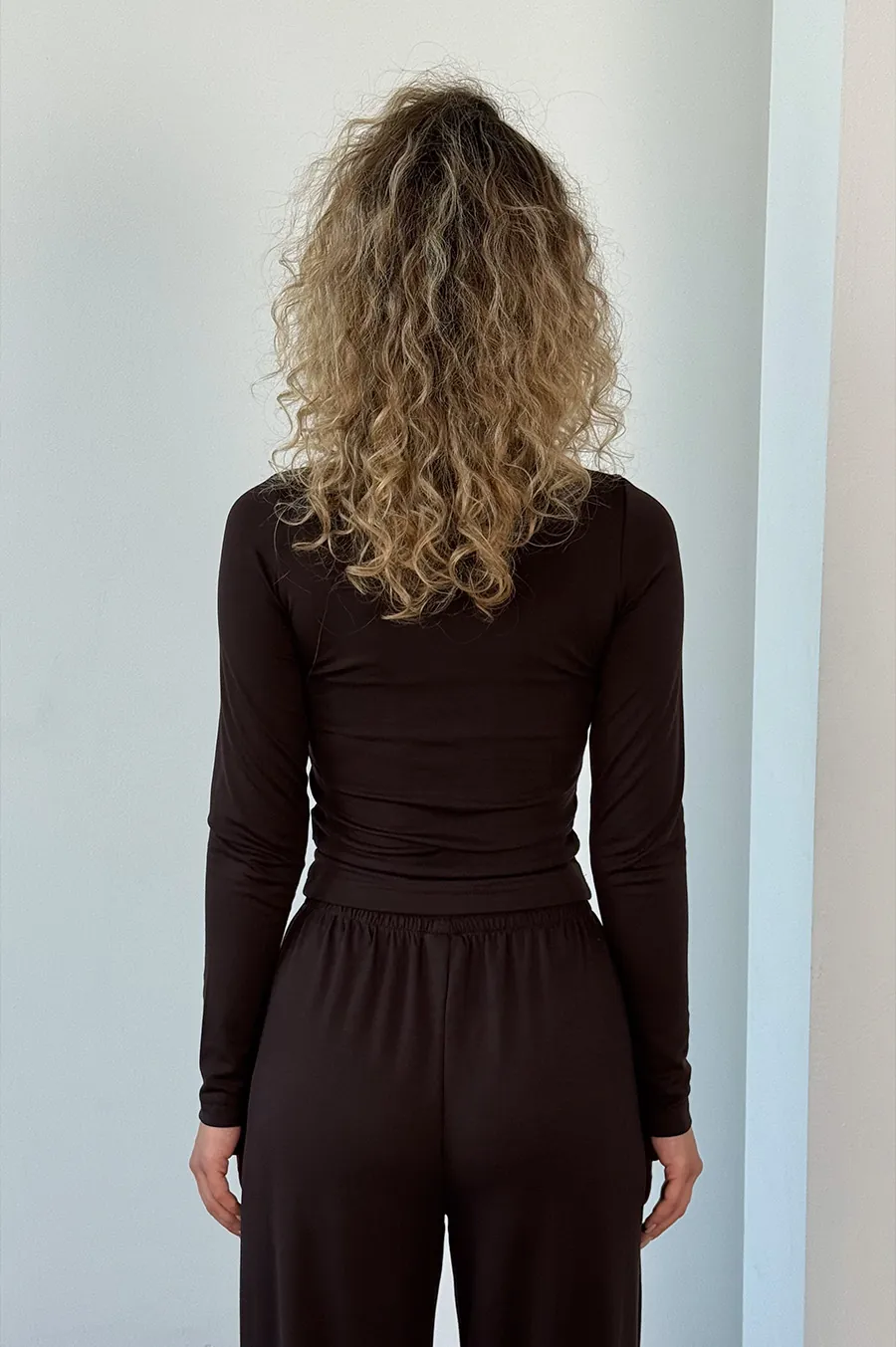 Top GARAGE on the long sleeve elongated Graphite