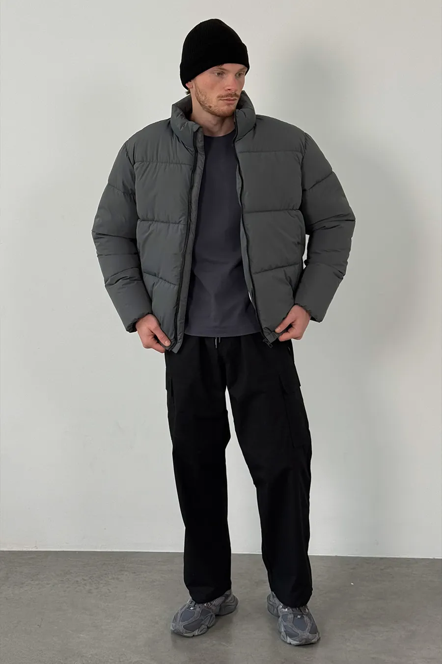 Куртка GARAGE дута Сіро-зелений