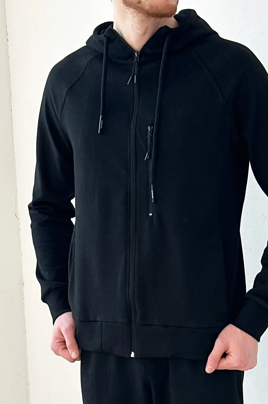 GARAGE zipp zip pocket hoodie Anthracite