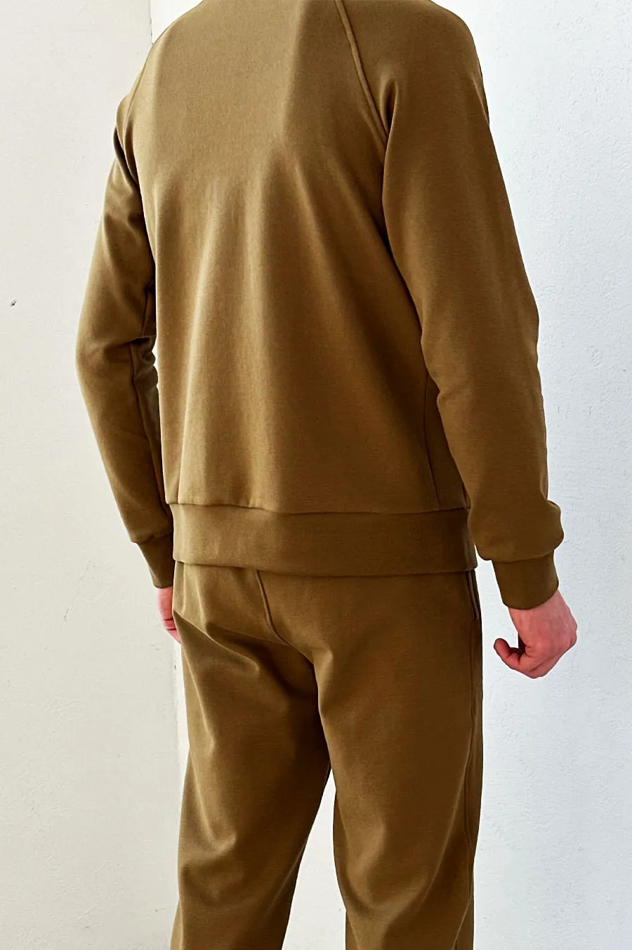 GARAGE zipp hoodie with zipper pocket Mustard