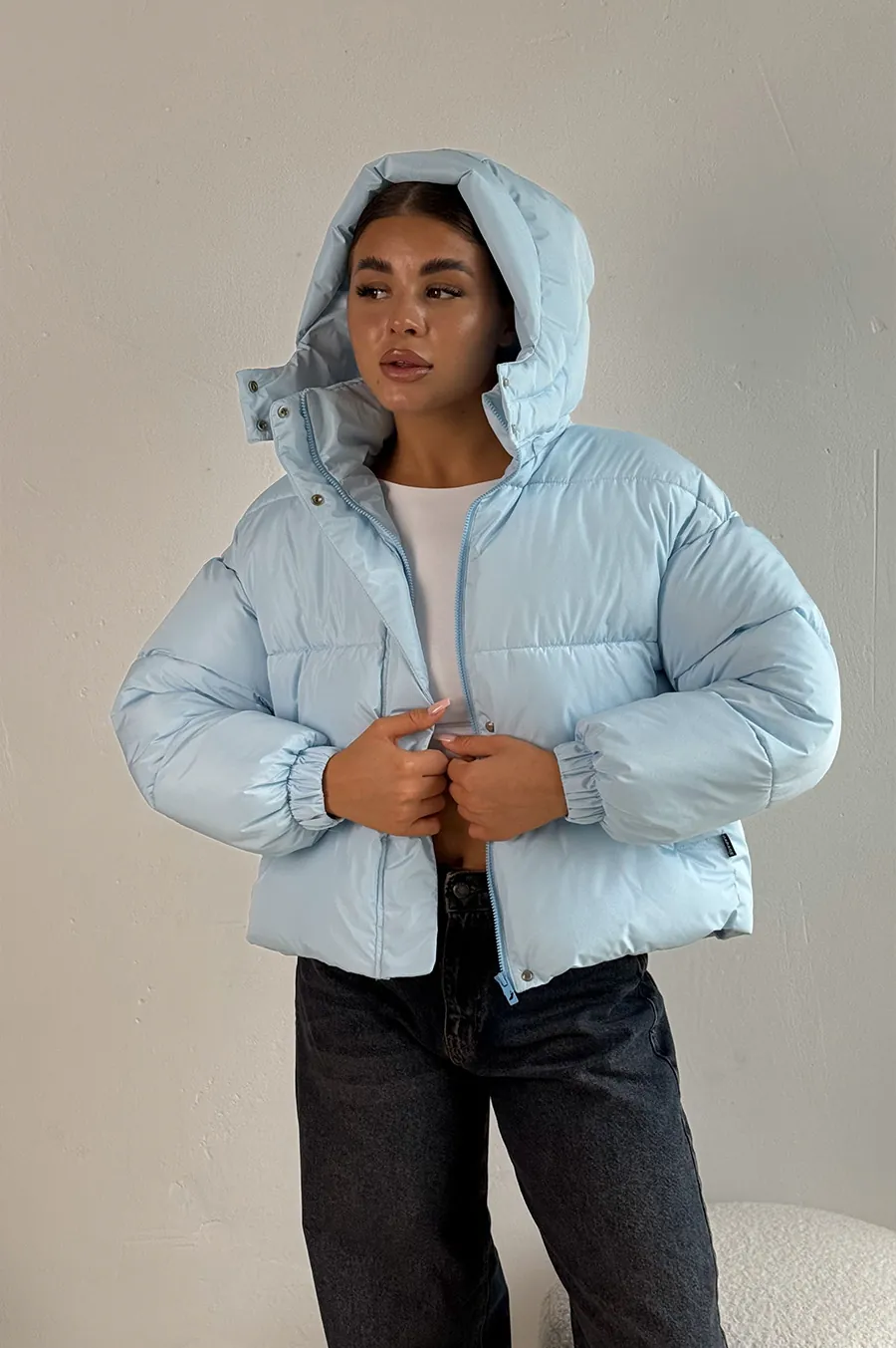 Куртка GARAGE Дута коротка Блакитний