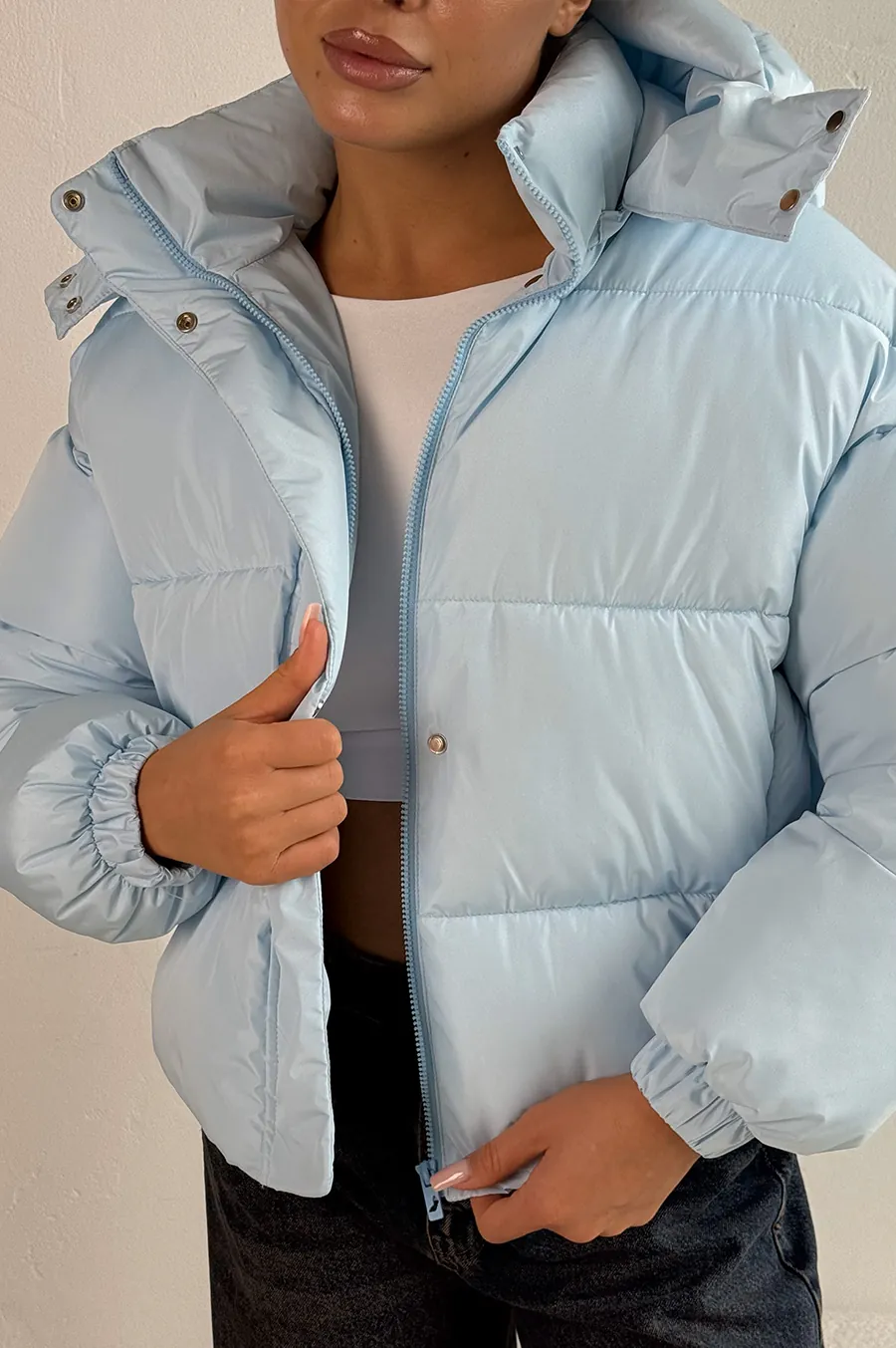 Куртка GARAGE Дута коротка Блакитний