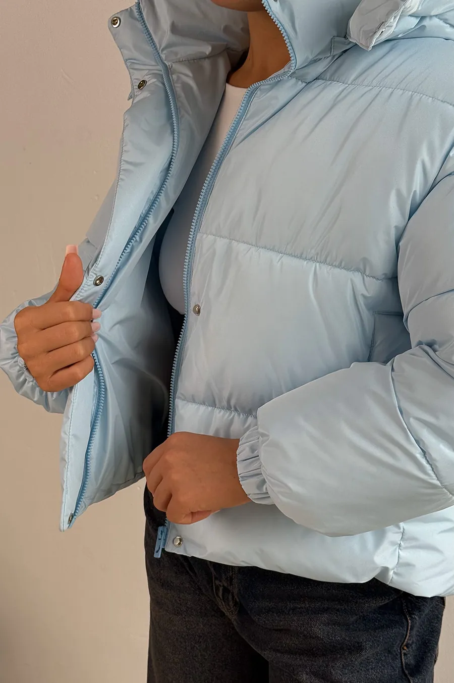 Куртка GARAGE Дута коротка Блакитний