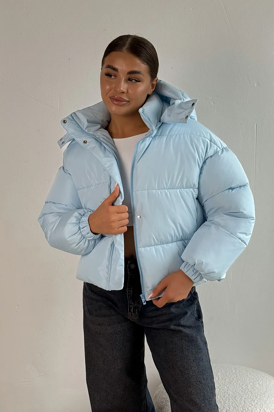 Куртка GARAGE Дута коротка Блакитний