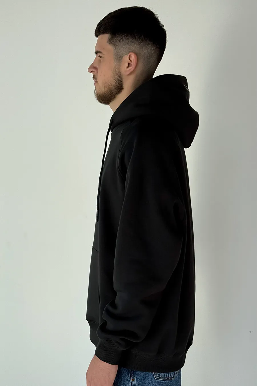 Худі GARAGE Oversize Essentials Style Basic з начосом Графіт