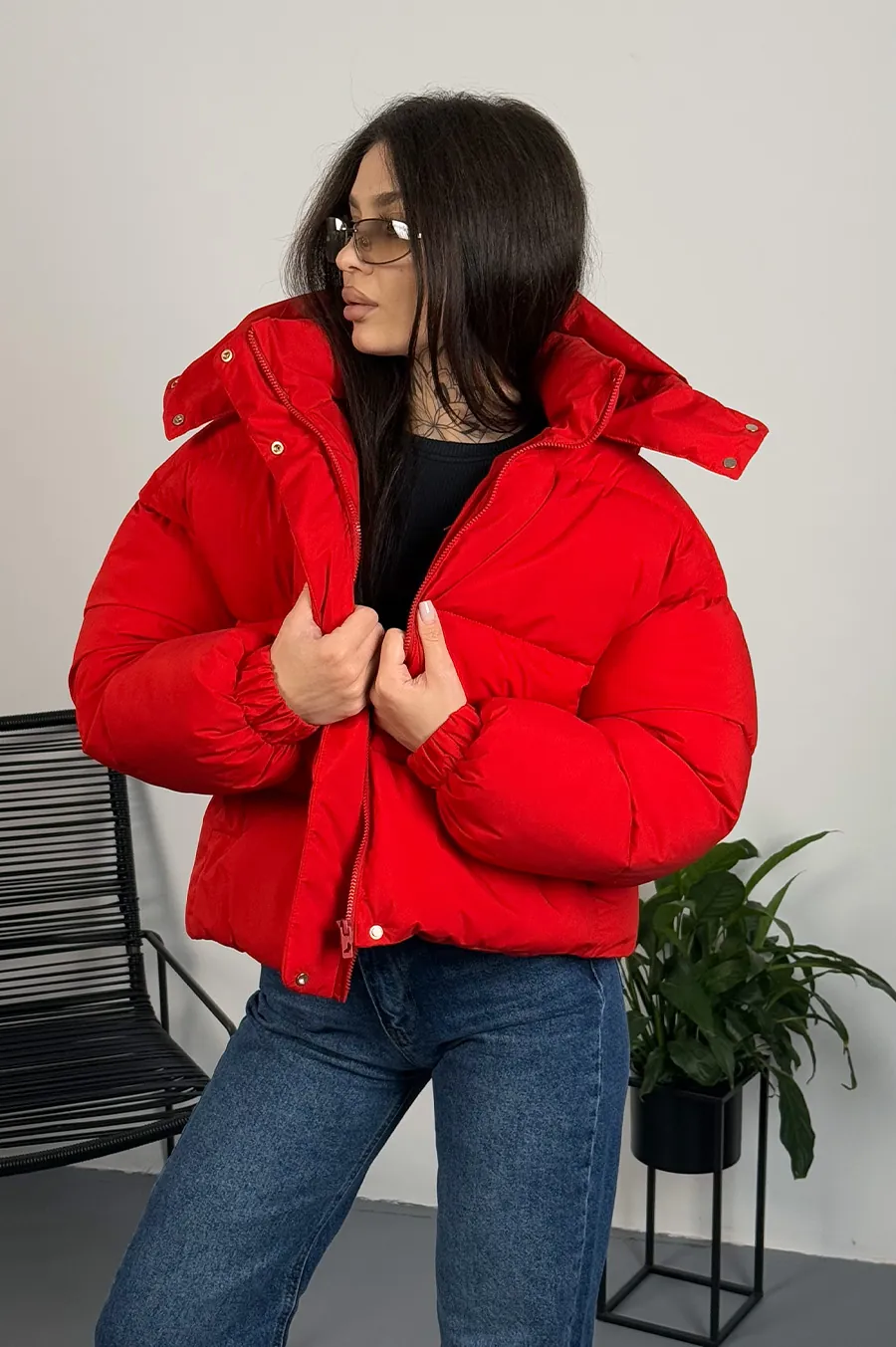 Куртка GARAGE Дута коротка Червоний