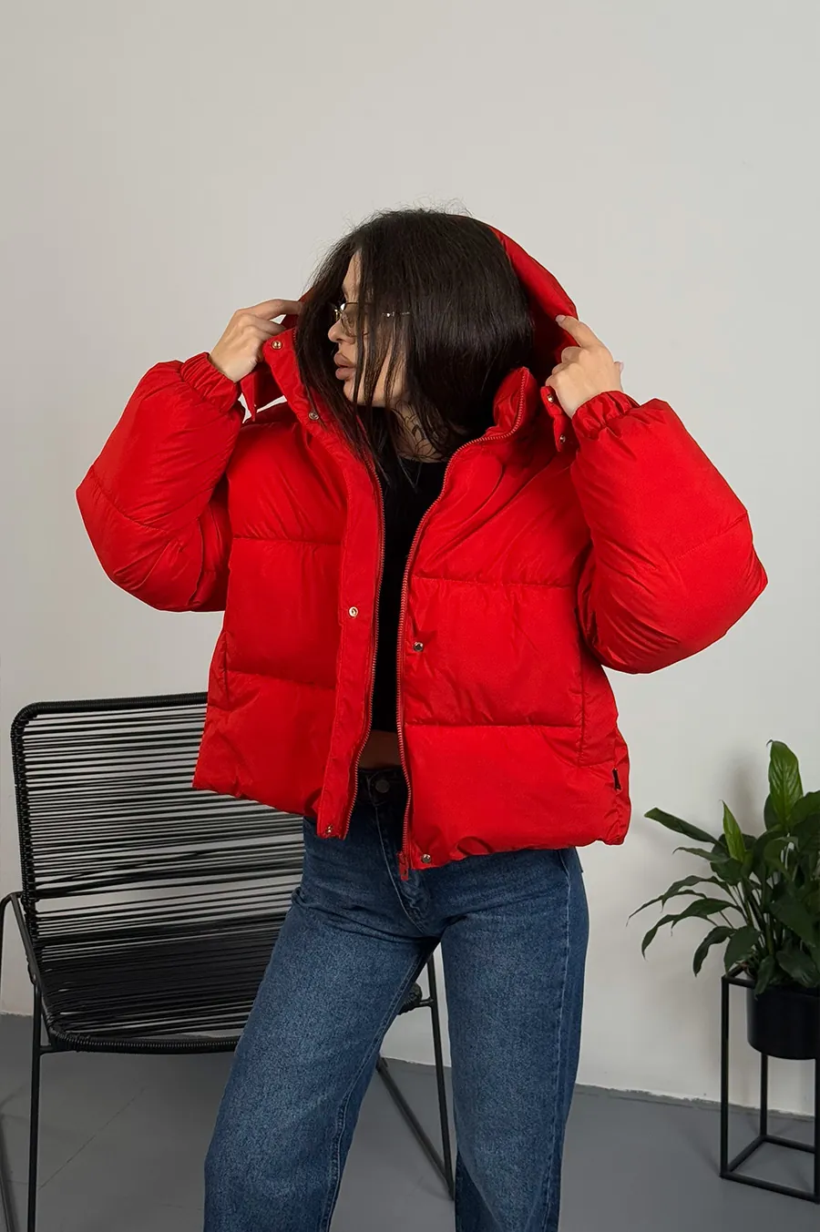 Куртка GARAGE Дута коротка Червоний