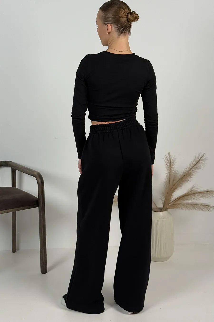 Pants GARAGE Baggy cut Black