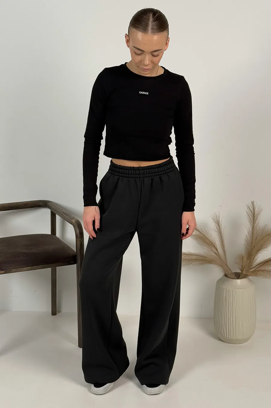 Pants GARAGE Baggy cut Anthracite