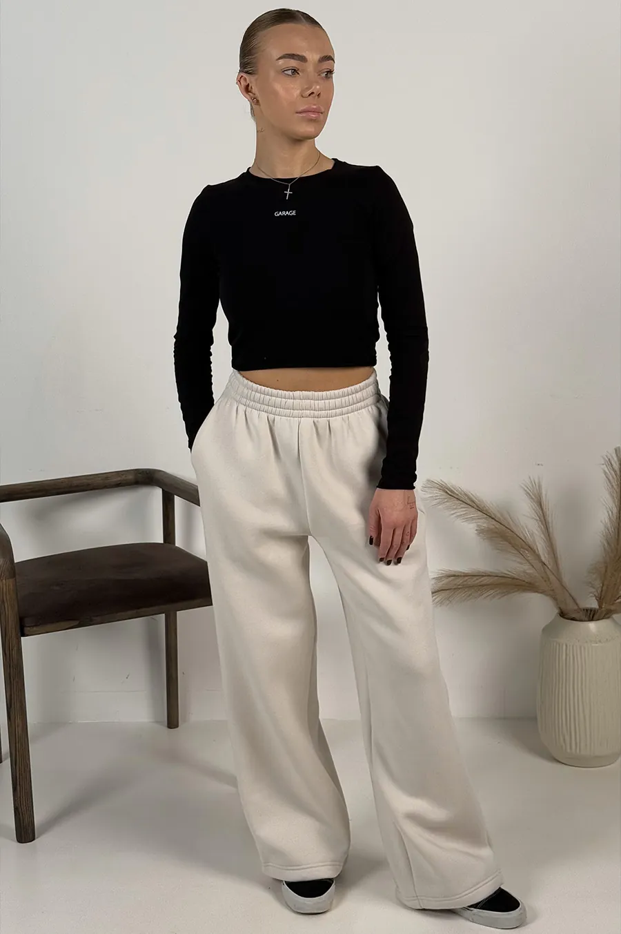 Pants GARAGE Baggy cut Concrete