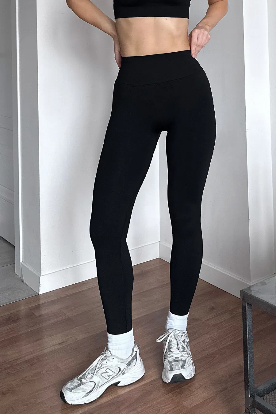 Leggings fitness GARAGE seamless V pushup Black
