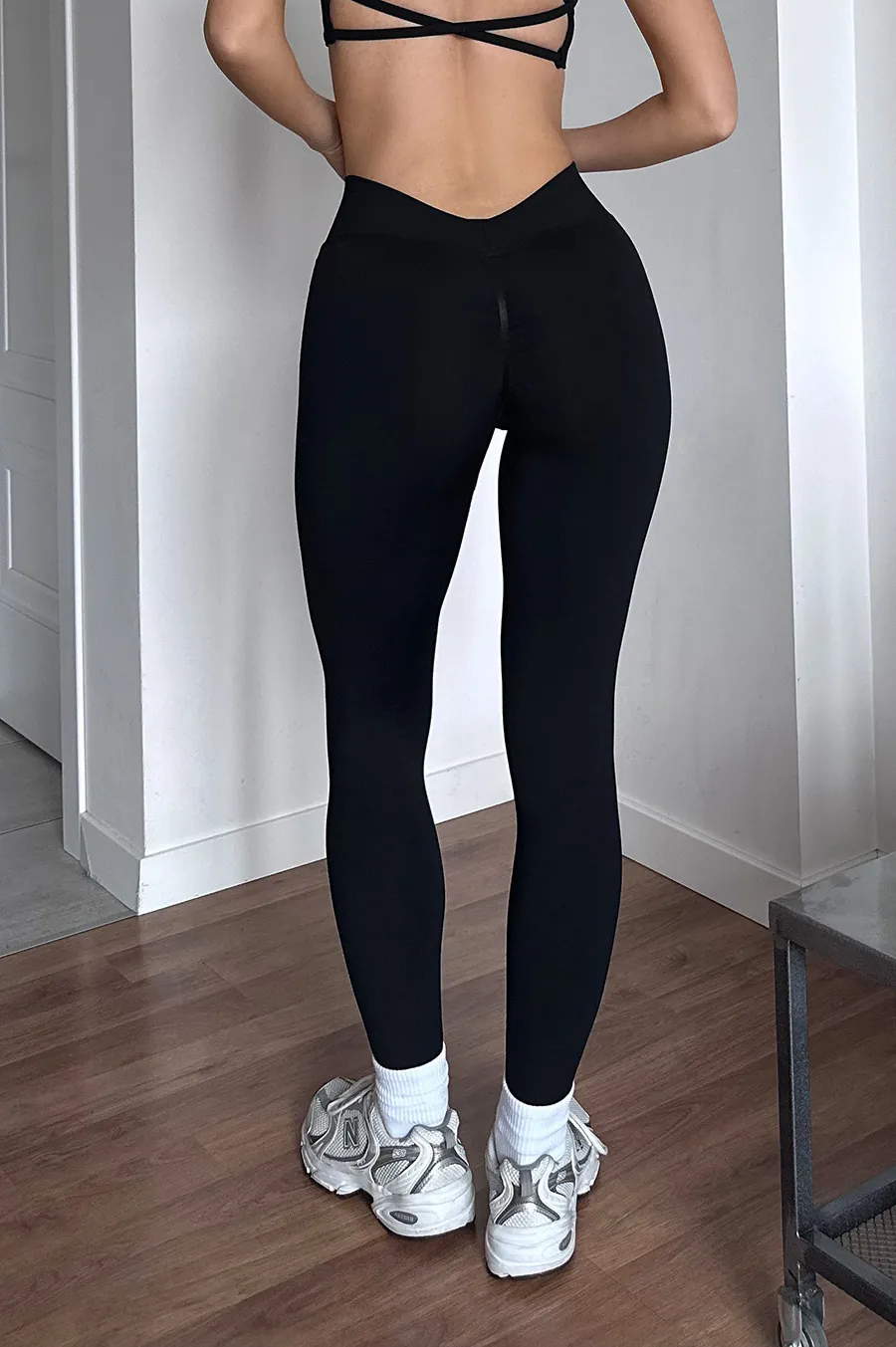 Leggings fitness GARAGE seamless V pushup Black