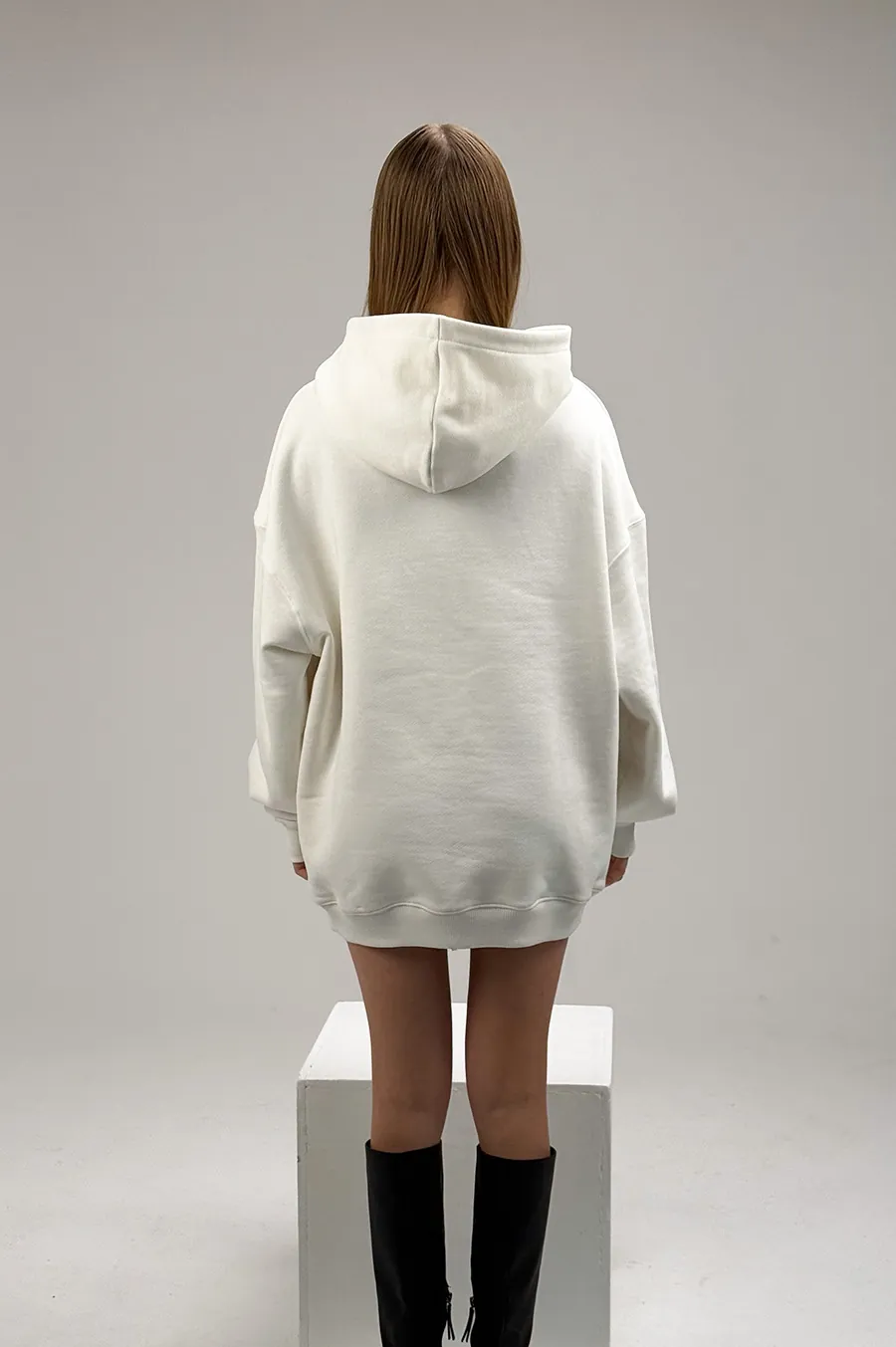 Hoodie GARAGE super oversized Milk