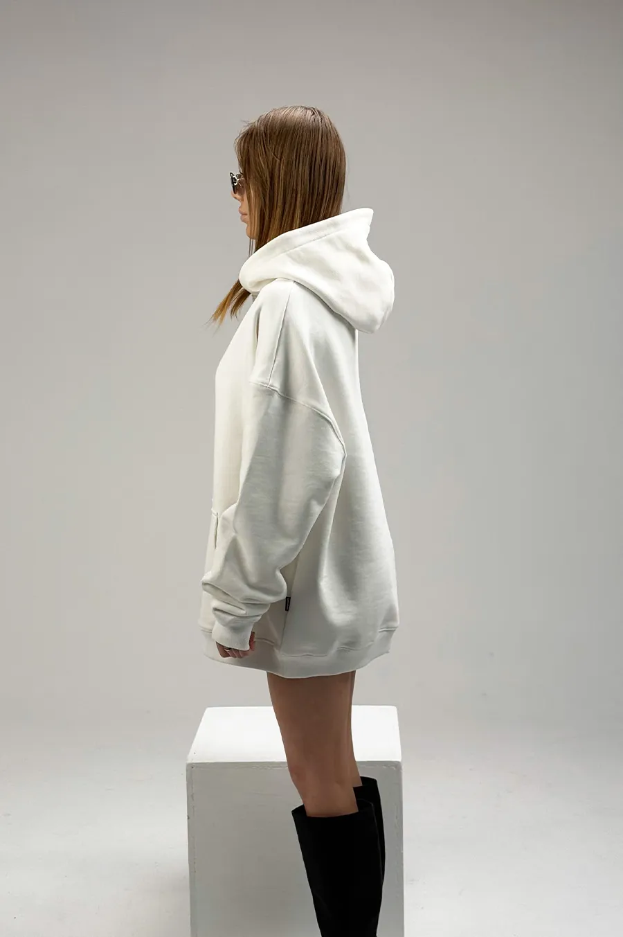 Hoodie GARAGE super oversized Milk