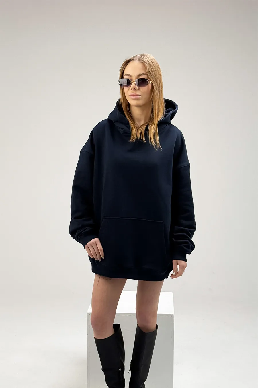 Hoodie GARAGE super oversize T. Sinii