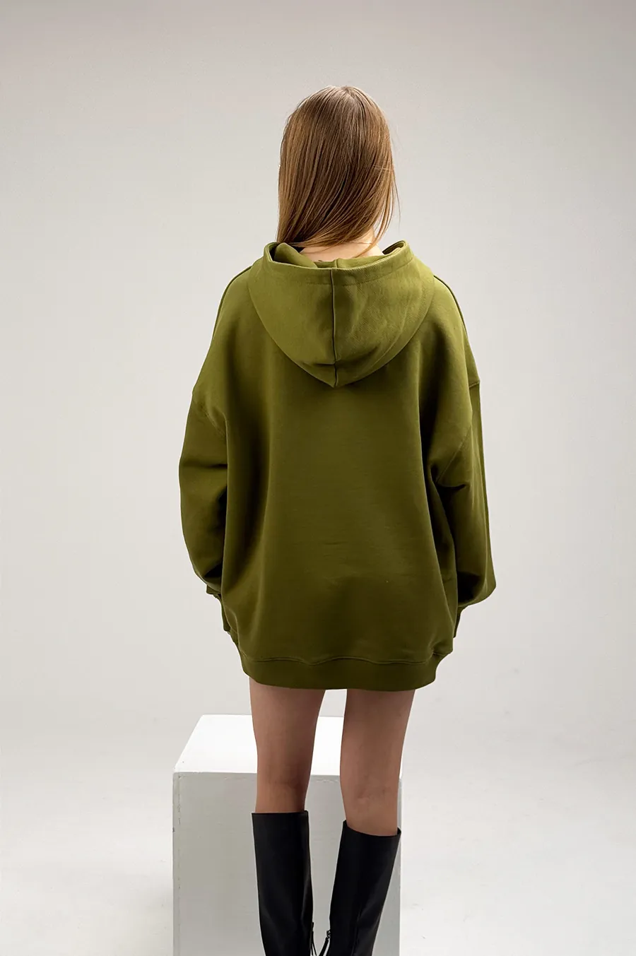 Hoodie GARAGE super oversized Olive