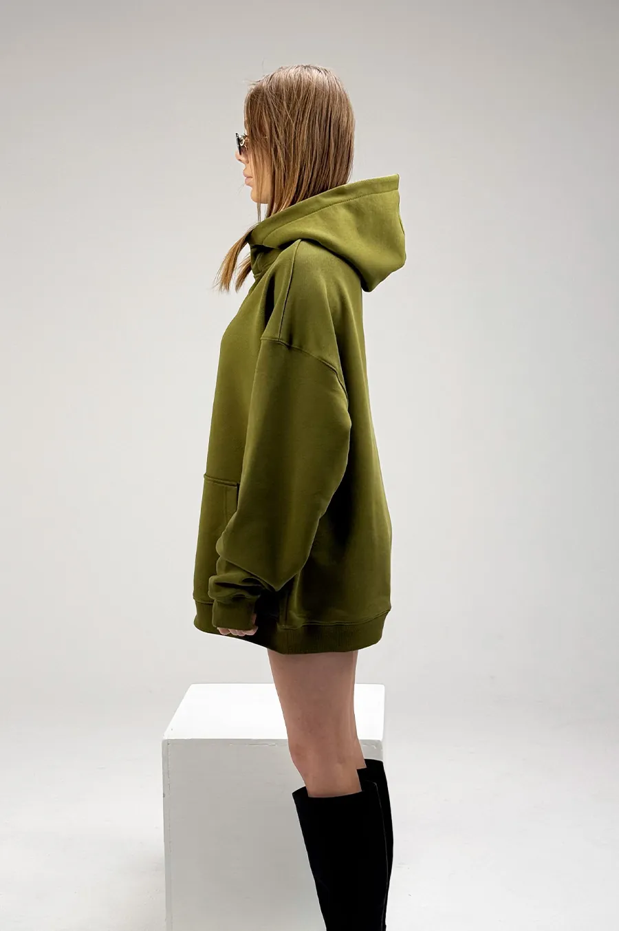 Hoodie GARAGE super oversized Olive