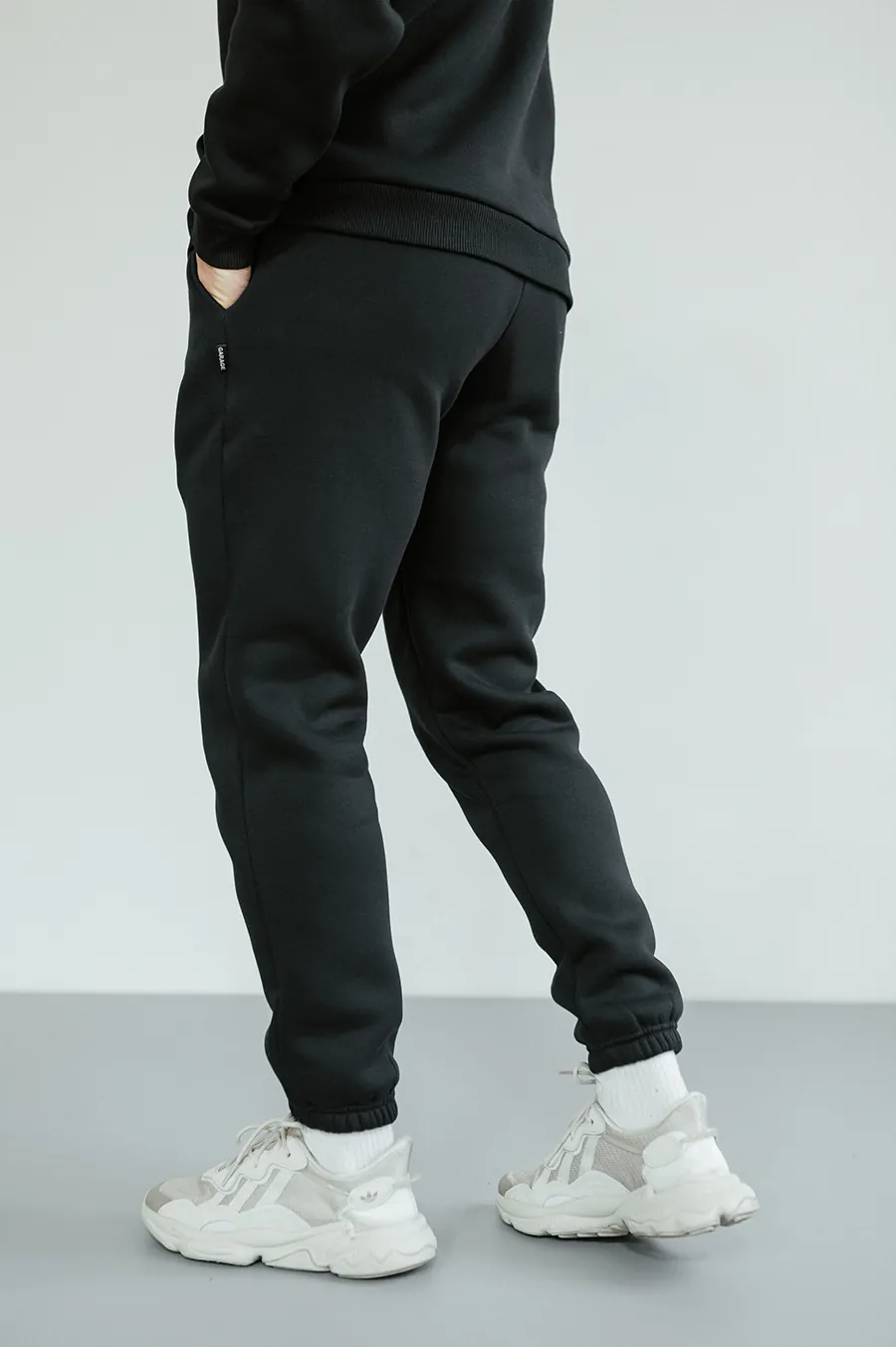 Штани спортивні GARAGE Oversize Essentials Style Basic з начосом Грі